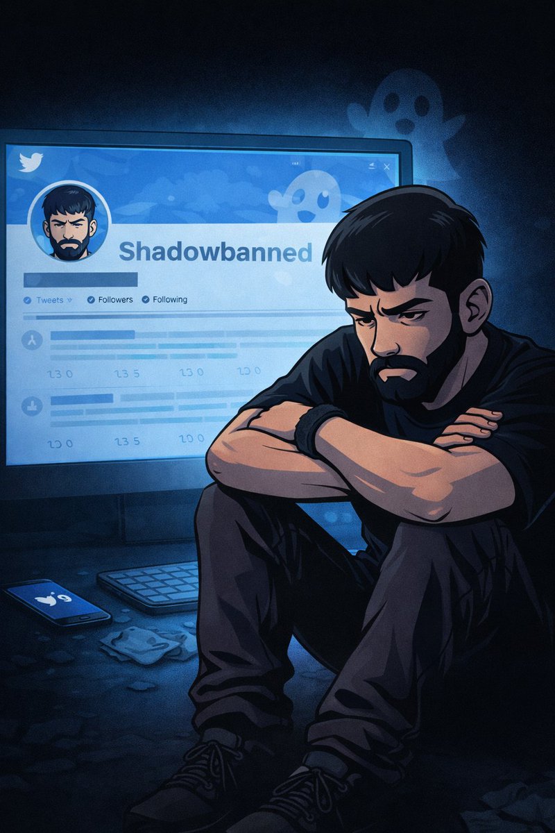 afnkrman's tweet image. Looks like Twitter decided I`m too dangerous for this world and sent me straight to the shadowban 👻
If you`re seeing this by some miracle, please drop a like, leave a comment or retweet.
Thanks, algorithms - very cute.
#CryptoTwitter #XAlgorithm