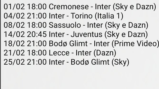 I nostri prossimi impegni 🖤💙