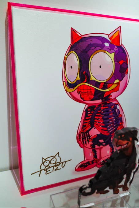 池袋PARCOアクロトーキョーで開催中のteruさんの展示に行って来ました!アパレルもグッズも展示もいいかんじ! #TERU