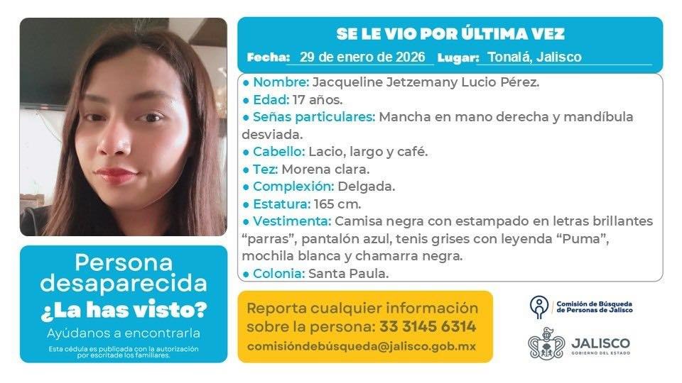 VMGlezR's tweet image. Desaparece menor de edad en #Tonalá, #Jalisco (Santa Paula).