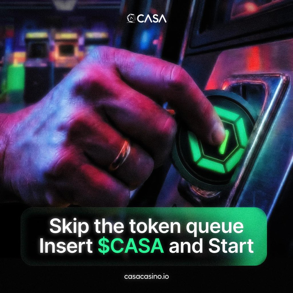 CasaCasinoToken's tweet photo. Most systems slow you down on purpose. This one doesn’t.

✅ Instant entry
✅ Direct interaction
✅ No friction by design

$CASA is not for spectators. Presale is live. https://t.co/M0I5GhFHaa