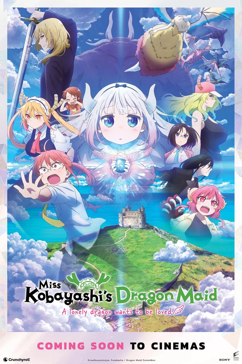 animetv_eu's tweet photo. Miss Kobayashi’s Dragon Maid: A Lonely Dragon Wants to Be Loved Movie Coming to UK Cinemas on March 4 and 5, 2026

The movie will be shown in Japanese with English subtitles.

✨More: https://t.co/hXx9knMj54 https://t.co/2GomyjIkdn