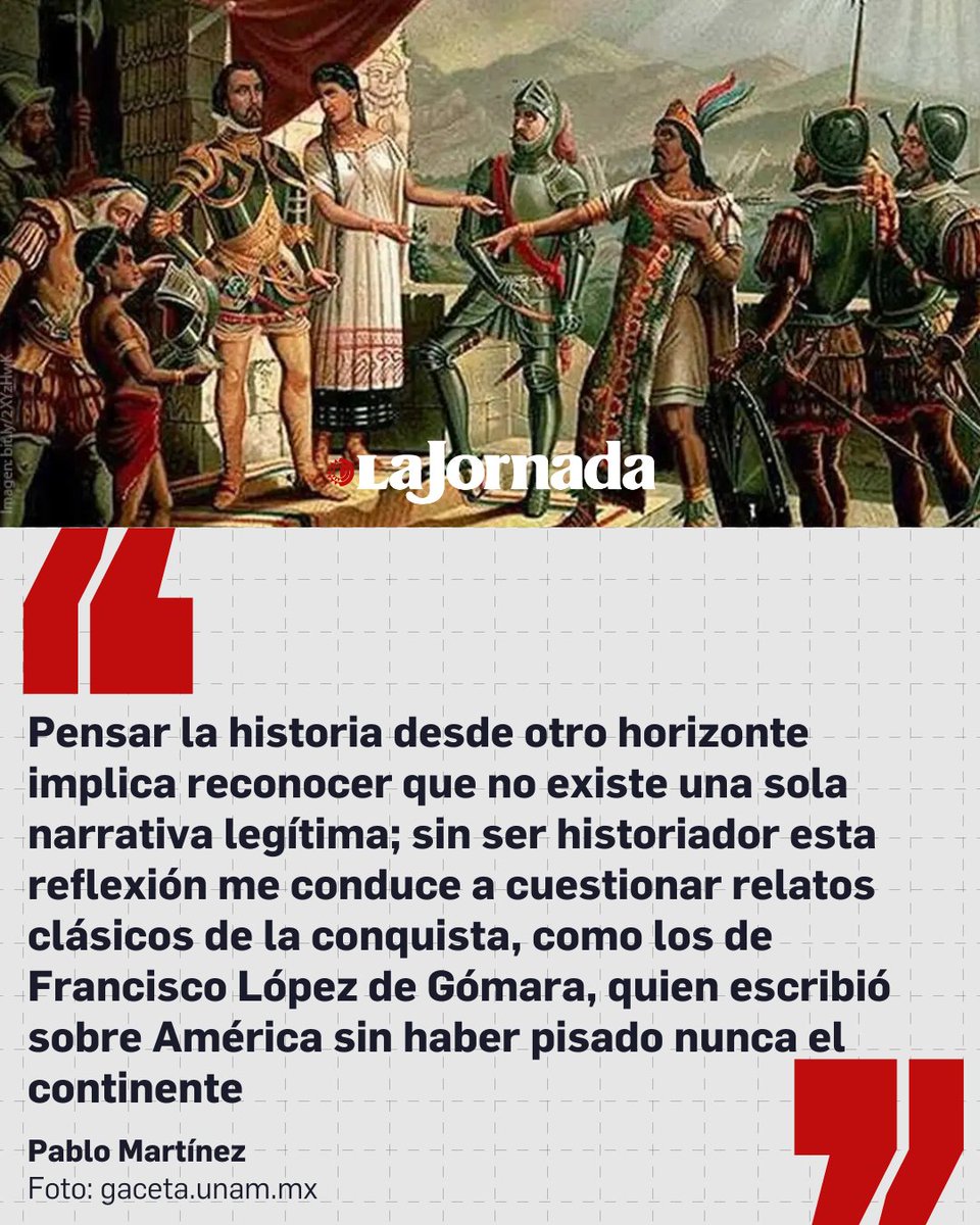 Otra mirada sobre la historia universal, #opinión de Pablo Martínez.

jornada.com.mx/2026/01/31/opi…