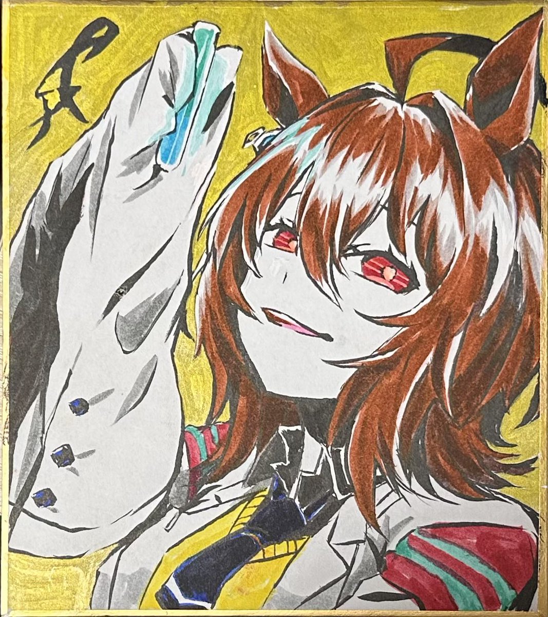 #今月描いた絵を晒そう 
一枚絵もちゃんと描けたぞ 
