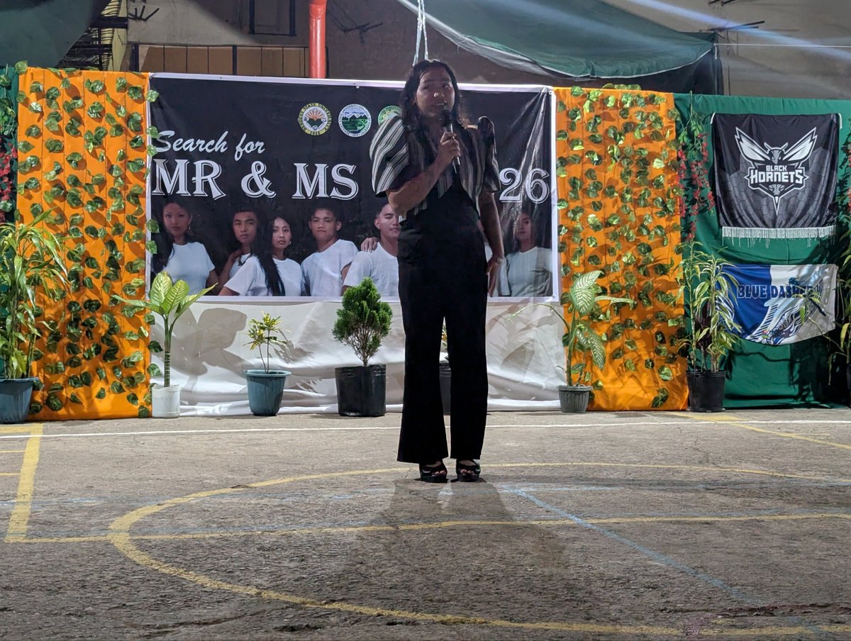 LaycaDaen's tweet photo. The search for Mr. and Ms. Forestry has finally come to and end, awarding night. I dit it again. Nailed another event organized by me. Thank you so much Lord for the strength, power, and ability.☺️ https://t.co/VRKEIQ467T