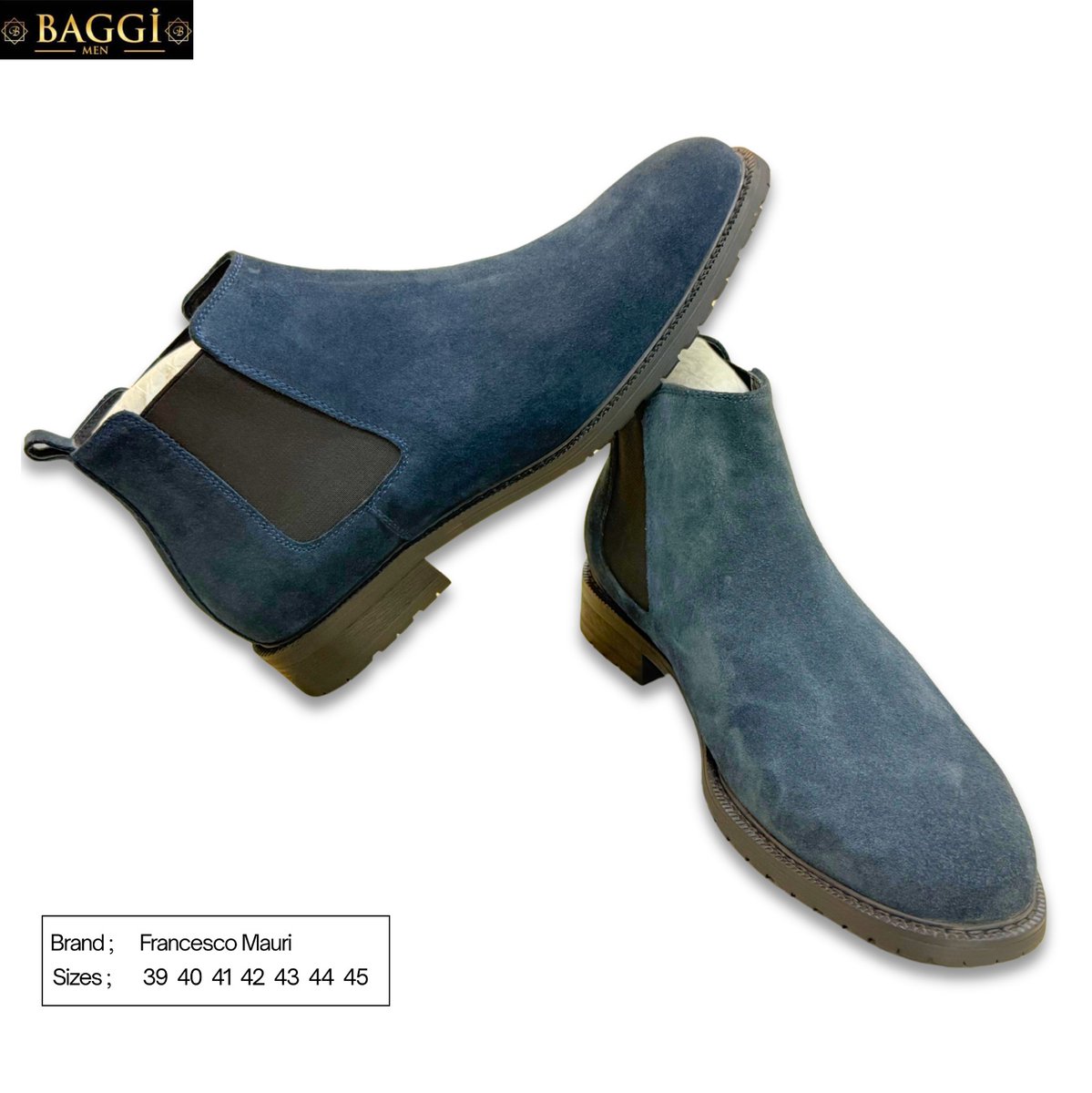 Baggiacacia's tweet photo. "Timeless style, unmatched comfort. Step into suede." Only at BAGGIMEN ACACIA or order online  via https://t.co/D5NWrLBc70 for deliveries. Price;shs.300,000
Size;40-46 
Colors; variety 
#baggishoes 
#menswear 
#baggimen #AcaciaMall #kololo #firstfloor https://t.co/5rQWxAsByH
