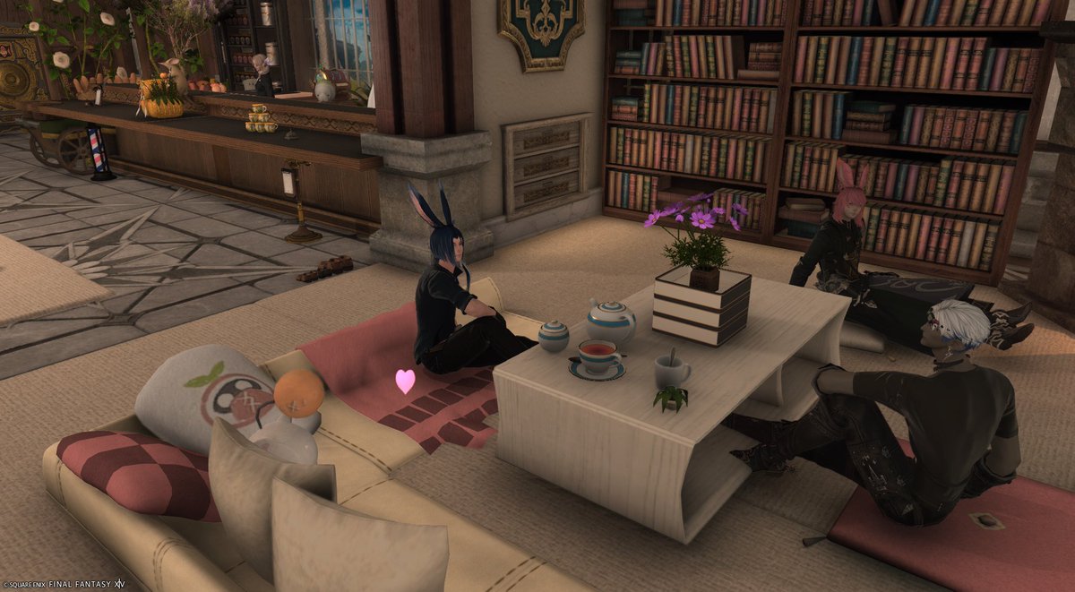 帰宅後に楽しかったね～とまったりしていた面々
 #四ツ葉堂