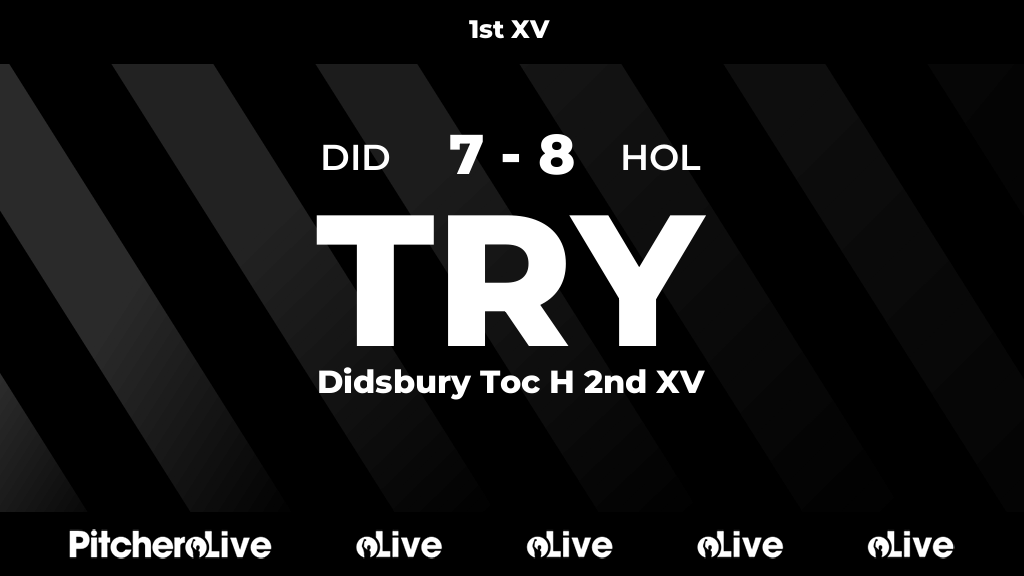 23': Try for Didsbury Toc H 2nd XV
#DIDHOL #Pitchero
hcrufc.com/teams/5344/mat…