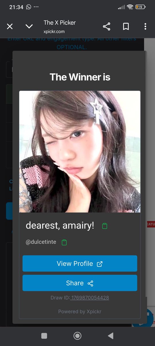 Congrats <a href="/dulcetinte/">dearest, amairy!</a> bisa DM aku yaa 💕

Buat yang lain makasih udah join giveaway nya. Moga beruntung next time 🫶