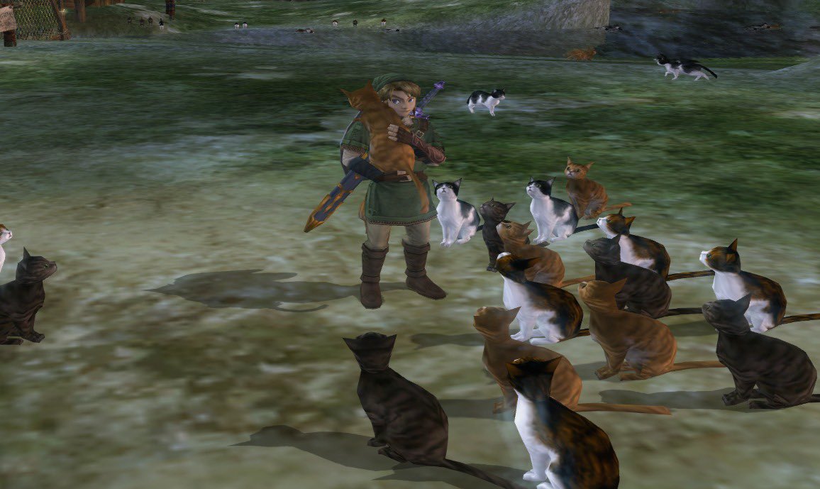 miiyashei's tweet photo. nobody loves animals more than Twilight Princess Link 💚 https://t.co/mSvPY2QhjO