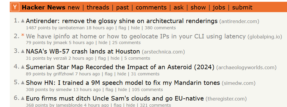 jimaek's tweet photo. Finally hit the HackerNews frontpage! https://t.co/ATednieZ5n