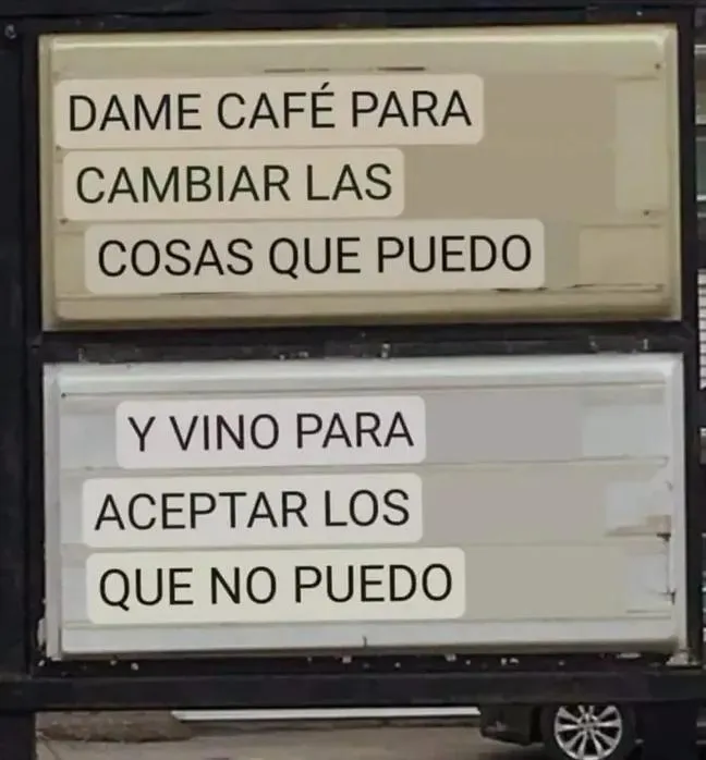 Team café y team vino ! 💪