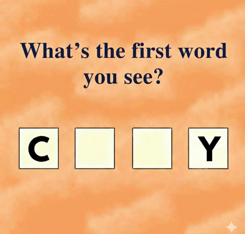 Make a word .

Its simple😊