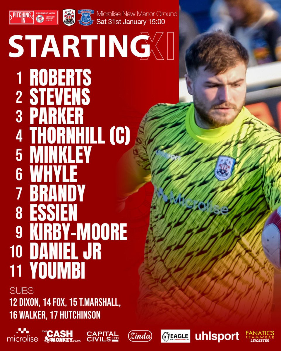 ilkestontown_fc's tweet photo. 📋 Team News

Three changes from last weekend 🔄

Matt Thornhill, Tyler Whyle and L’Varn Brandy all start 💪

#OneTownOneClub https://t.co/5NiCOXvySf