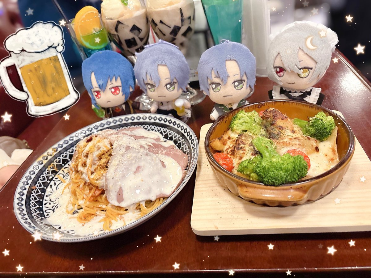 mhyk0113's tweet photo. ご飯めちゃめちゃ美味しかった〜🍸✨
前回のコラボの時はアプリ始めたてで賢者様と一緒に行けなかったから今回一緒に行けて嬉しい😭 https://t.co/SfRIudLgOZ