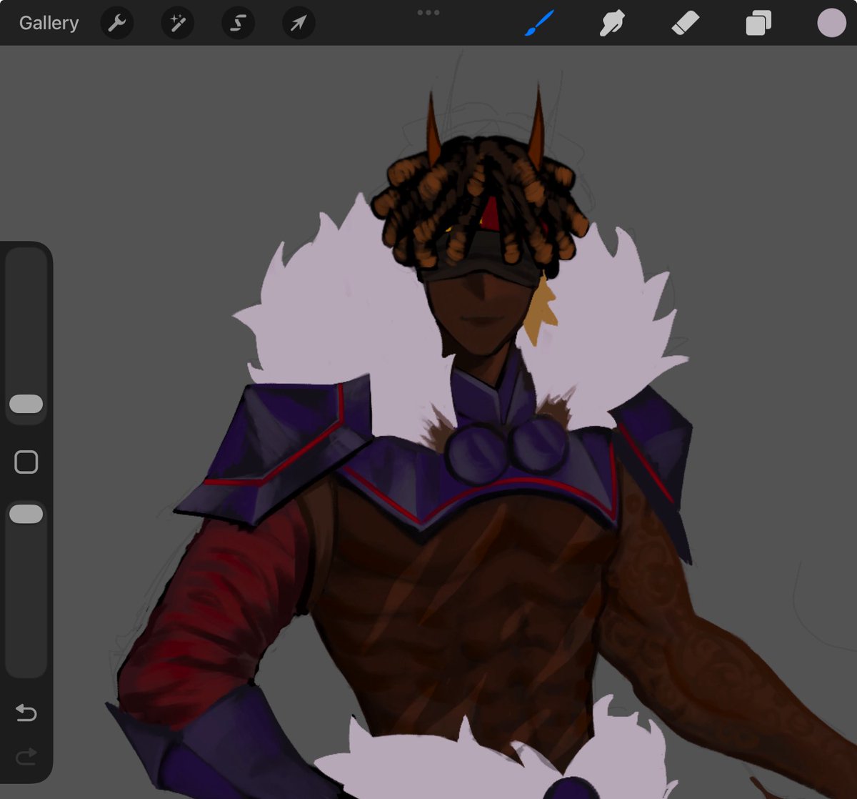 imoefable's tweet image. Just so yall know I’m not not drawing- just slowly so here is the WIP (subject to a lot of change) #unstableuniverse