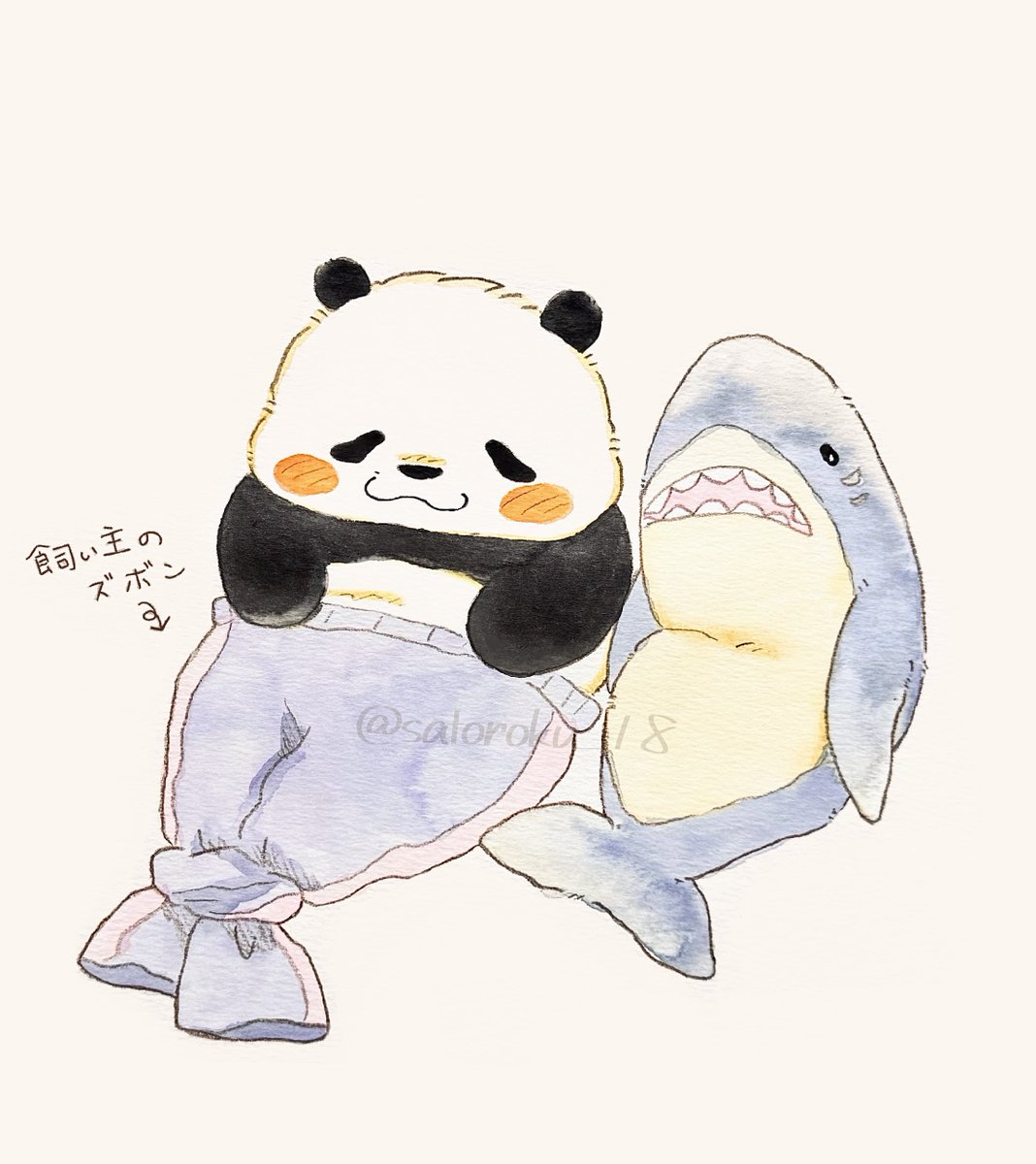 「おさかなごっこ」|さとろくのイラスト