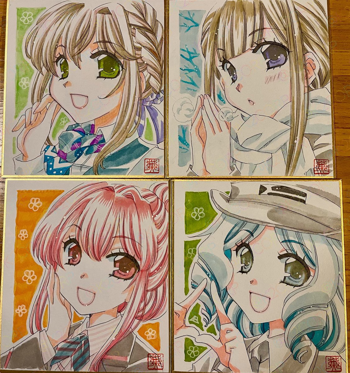 K2Corp 【BOOTH開店】 色紙出来ました🎨 アナログ色紙は明日2/1(日)21