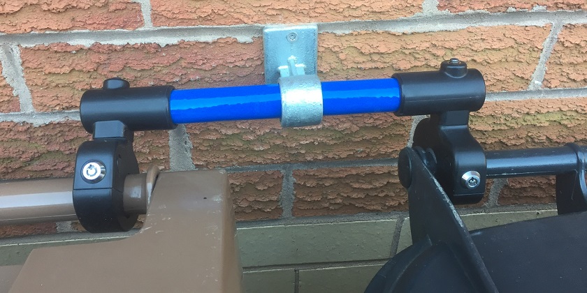 Wheelie bin lock. Clamp and wall bracket bundle Secure one bin or 2 bins amzn.eu/d/7rWCPw9 #Amazon via <a href="/Amazon/">Amazon</a>