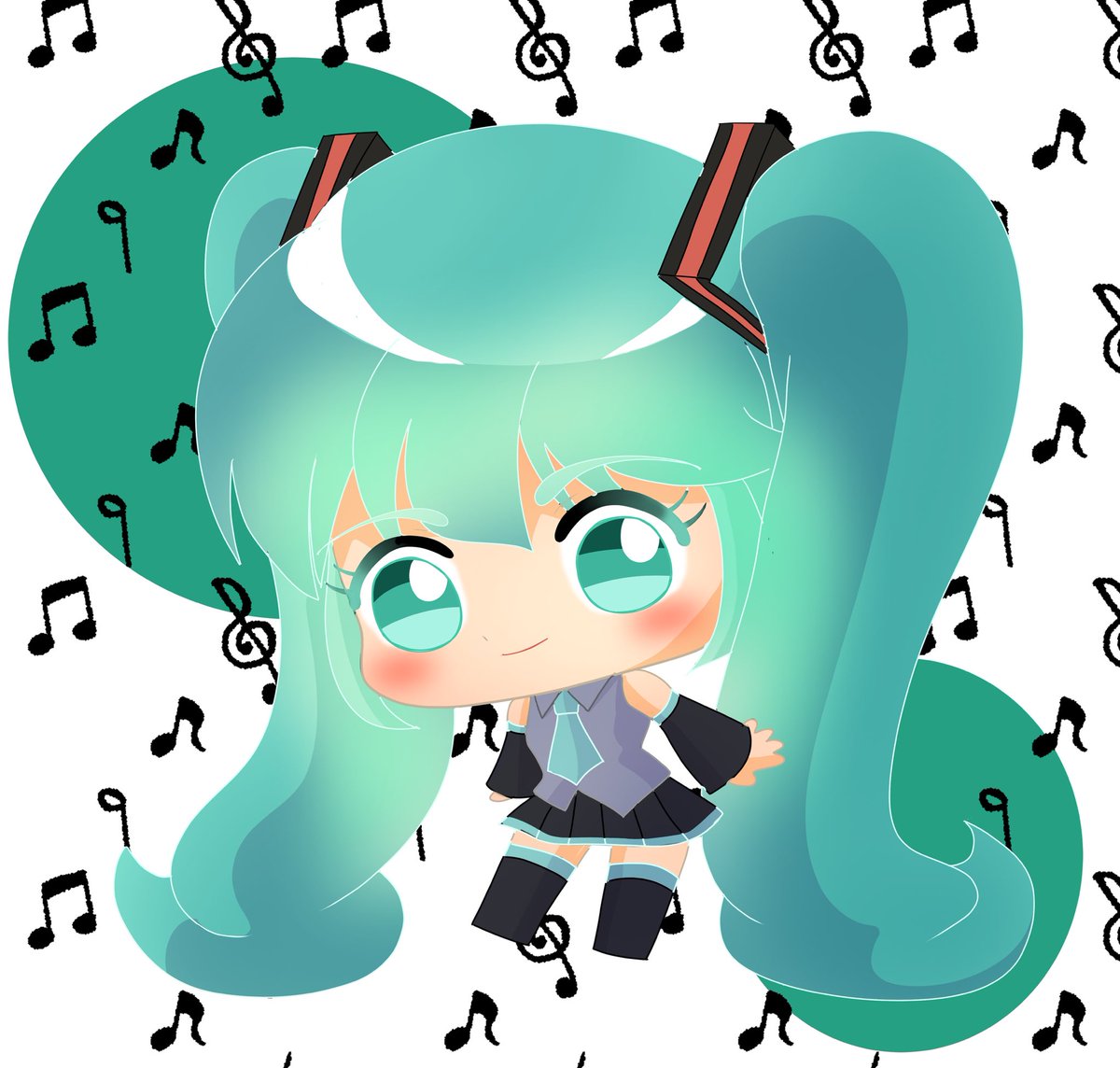 harinezuko_'s tweet photo. うろ覚えミク。

 #イラスト  #ミニキャラ  #デフォルメ https://t.co/B1t0x7Z9To