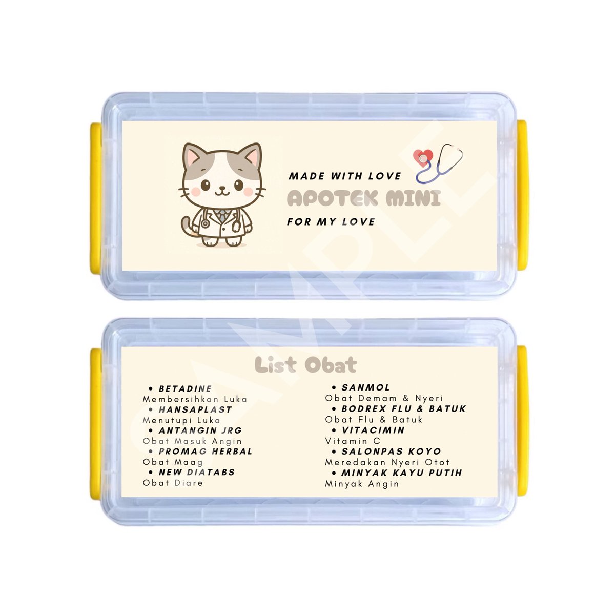 vnsvrg's tweet photo. haii aku jual kotak obat apotek mini lengkap sama isi nyaa, bisa custom juga lohh! cocok juga nih buat kado bestie/pacar kaliann, mau tanya2 boleh dm aku yaa ^^ https://t.co/0xlFe1zpkU