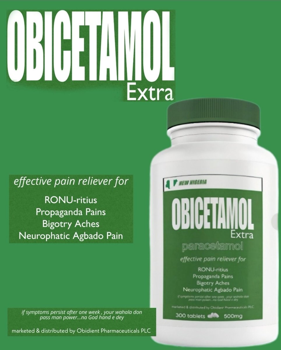 mickoly's tweet image. You called me omo Igbo because I show support for Peter Obi, ok... my name is ChukwuOlayinka from Anambra state in Agulu.

Okala mmadu okala mmuo

Take 2 in the morning and 2 at night.