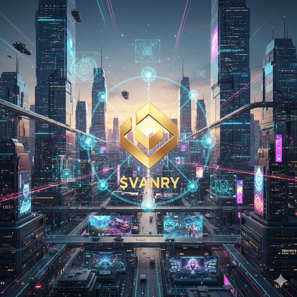 The future is here with Vanar Chain! 🌐✨
​A neon metropolis powered by $VANRY, where AI &amp; Web3 gaming collide. Fast, scalable, and built for you. 🚀
​Q: Is decentralized city mein aap sab se pehle kya khareeden gy? 🏙️🔐
​#VanarChain #VANRY #Web3 #Crypto #AI