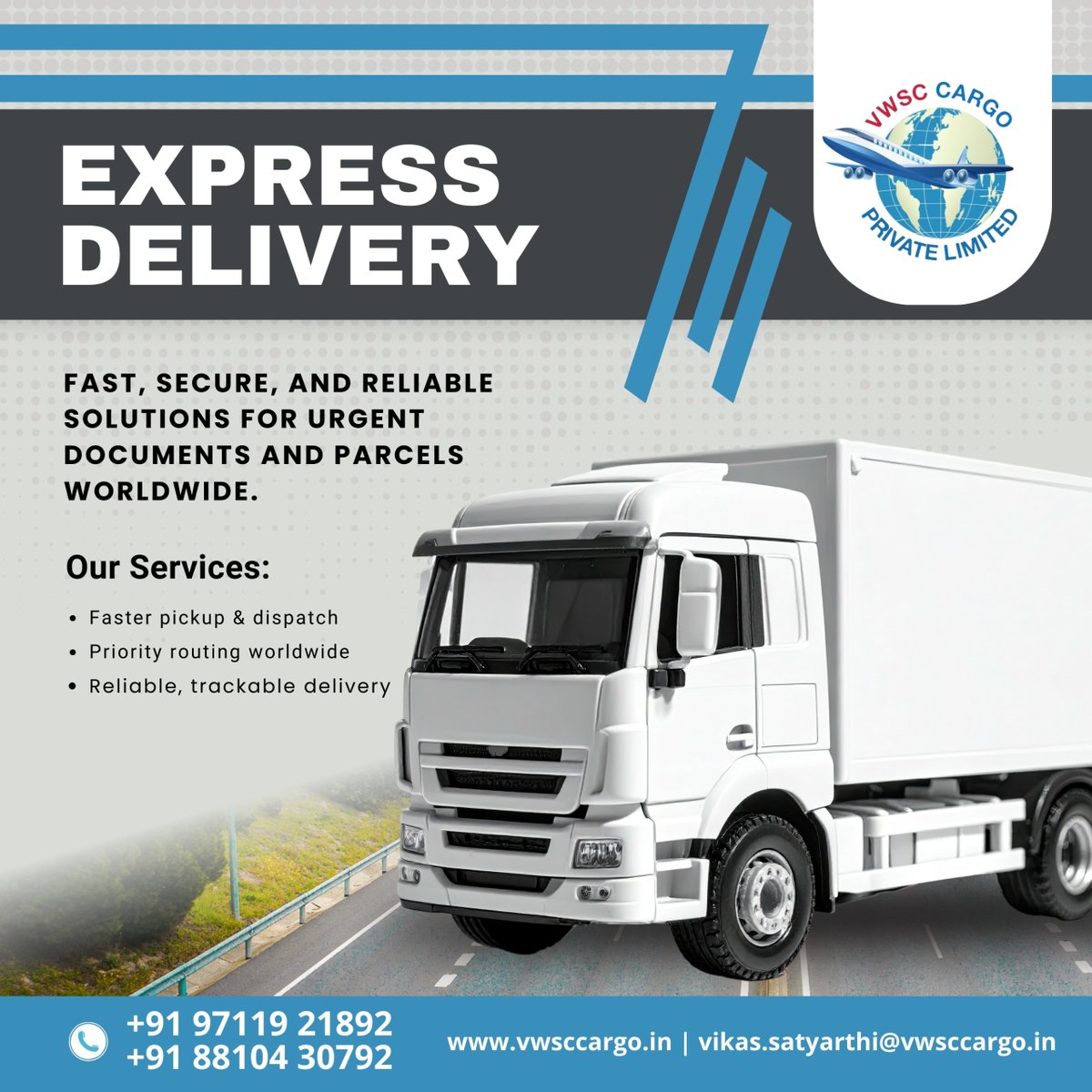 VWSC211454's tweet photo. When time matters, trust our Express Delivery.
Fast, secure, and reliable solutions for urgent documents and parcels—delivered worldwide. 🚚✈️

#ExpressDelivery #VWSCargo #FastDelivery #LogisticsSolutions #CourierServices #WorldwideDelivery https://t.co/oLQcJivglF
