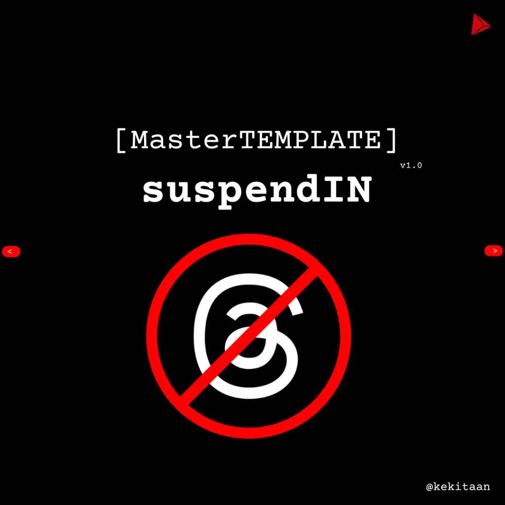 AKUN THREADS KENA NONAKTIF TAPI MAU NYERAH GITU AJA

Bayangin semua habit nulis dan personal branding yg udah kau bangun capek-capek ilang dalam semalam cuma karna sistem Meta lagi sensitif

Gak perlu pusing cari cara manual yg belum tentu tembus karna aku udah siapin senjatanya