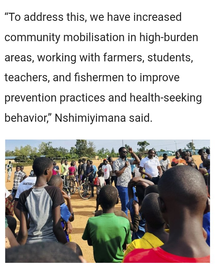 MalariaNTDcorps's tweet image. We’re honored to show the world that youth power is showing up big time 🌍
In Bugesera and Ruhango districts, with partners like @RBCRwanda , @RwandaNGOForum, @Knooliet @ALMA_2030, and others.  young people are boldly stepping up in the fight against #NeglectedTropicalDiseases