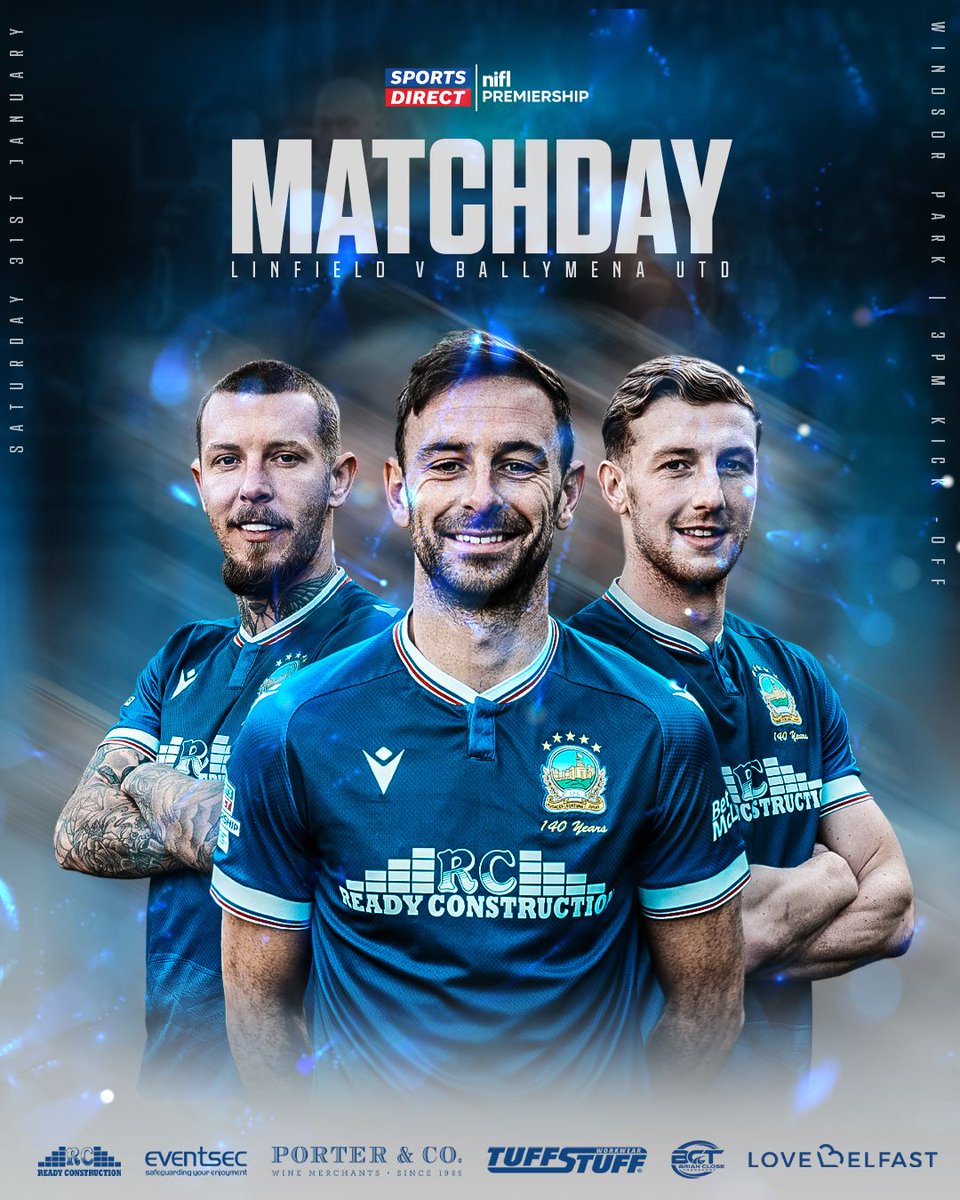 GAME ON ✅️

Following a pitch inspection at 10am, the pitch has been deemed playable.

COYB 💙

🎟️ linfieldfc.com/tickets/home
