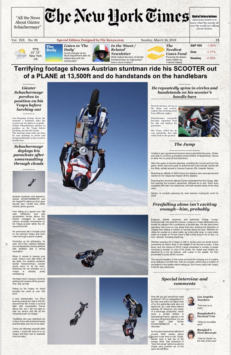 I was especially pleased by these headlines, and the madness has begun. The whole world is talking about it. Nobody knew this beforehand. We didn't hesitate long and went all the way.
#happyfit #guenterschachermayr #viral #misdion