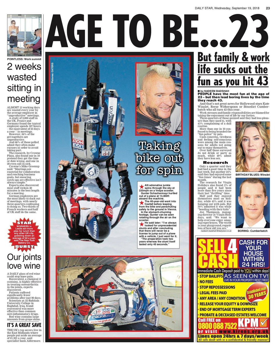 I was especially pleased by these headlines, and the madness has begun. The whole world is talking about it. Nobody knew this beforehand. We didn't hesitate long and went all the way.
#guenterschachermayr #worldrecord #guinnrss #extrrm #vespa #austria #stuntman