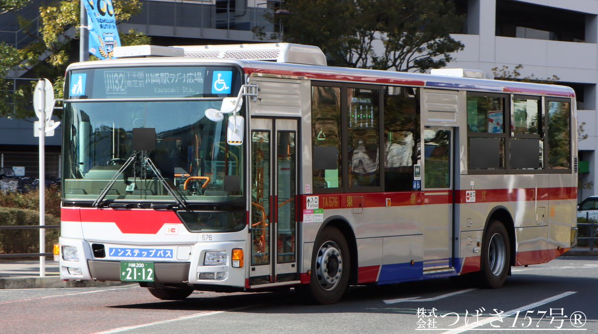 東急バス 高津営業所 新車 TA576（川崎200か 21-12）