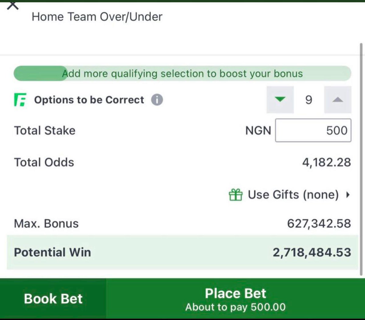 Emmanuel_Tips's tweet photo. I want to Bless all Active members With  4200 odds 🏀
Let All Win 3.7 Million Each from this 1k Odds with just 1k stake🤑

CODE FOR FREE👇

https://t.co/ncXTue3M1s

Edit of the game 👇👇

https://t.co/ncXTue3M1s

Odds - 4k Odds 🏀🏀
Stake - 500 Naira ✌️✌️
Winning -  3.7Million 😳😳