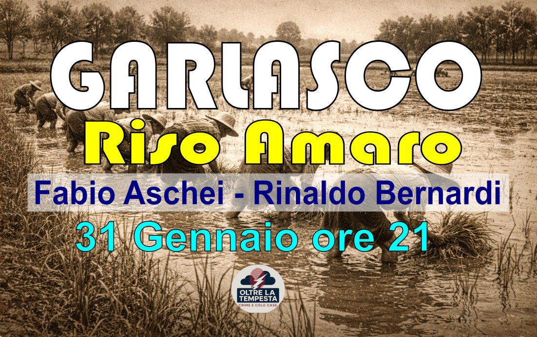 #garlasco stasera ore 21.00 in #diretta con F. Aschei e Rinaldo Bernardi! 

youtube.com/watch?v=5jIud9…