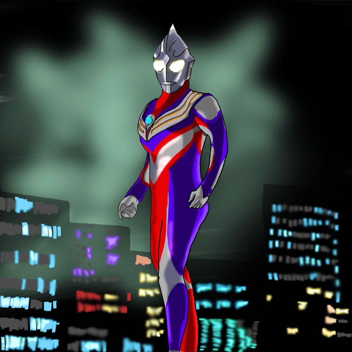 SGR_UUU55's tweet photo. ウルトラマンティガ https://t.co/FBJHQ04FsM