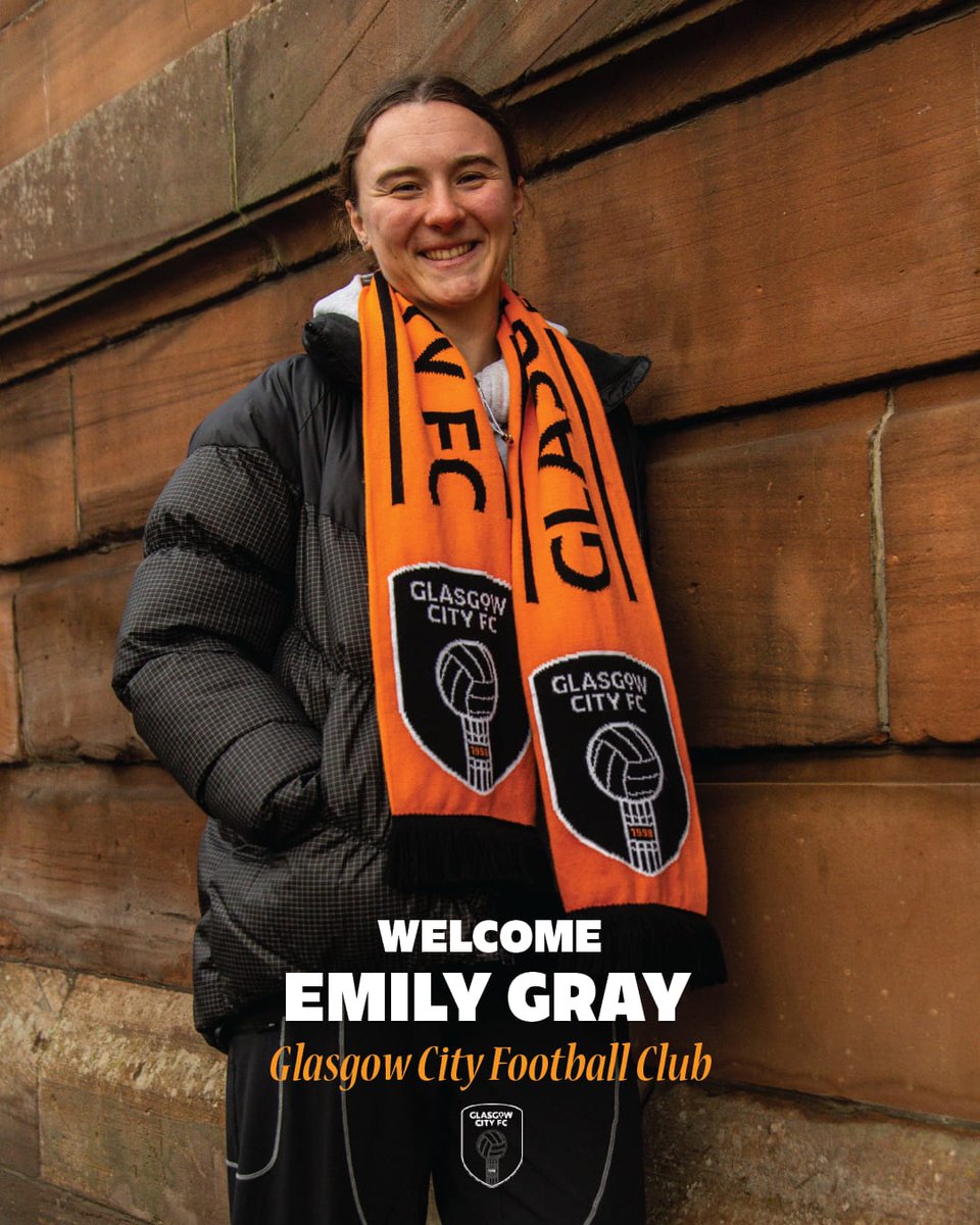 GlasgowCityFC's tweet photo. We are thrilled to welcome Emily Gray to Glasgow City.

The American midfielder, who most recently played for Swedish side Piteå IF, has signed until the summer of 2027.

Can't wait to see you shine Emily 🌟 https://t.co/lYSKPPBpil