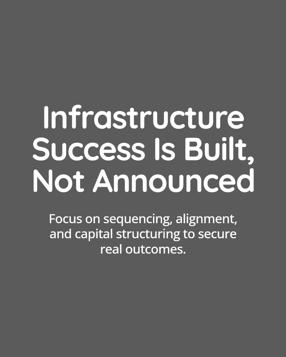 DojoesML's tweet photo. Infrastructure success depends on document sequencing, bank alignment, and capital stack engineering—not announcements. OGZ operates as a transaction architect. Comment "Infrastructure" to discuss. https://t.co/uqlPL6Ptbc