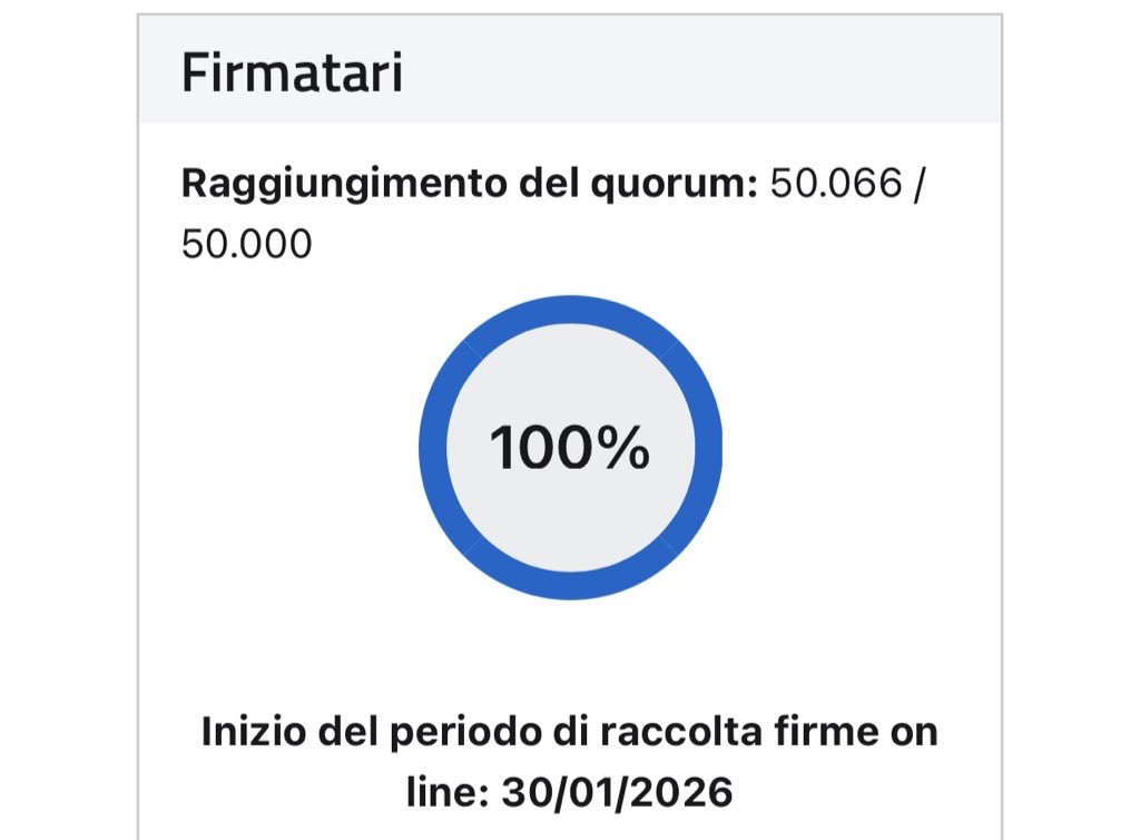 REMIGRAZIONE

100% delle firme in meno di 24 ore

A chi sperava nel fallimento: dispiace.
A chi ha paura: fate bene.

Non abbiamo neanche iniziato.

VIVA L’ITALIA ANTICOMUNISTA🇮🇹