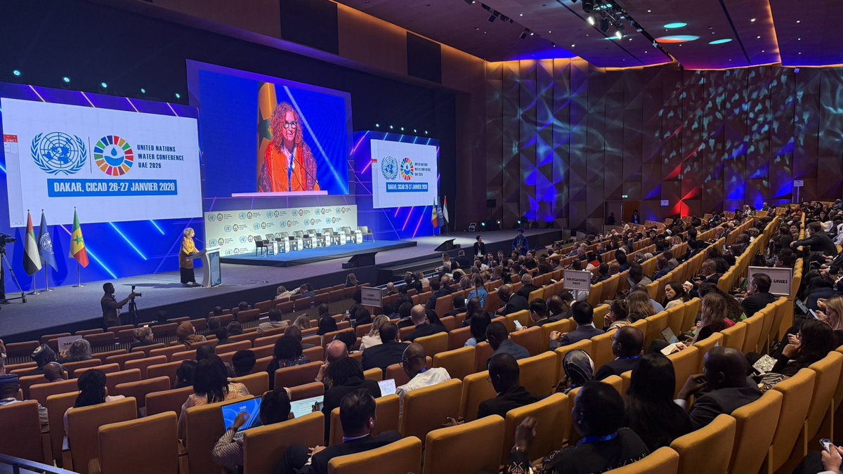 laminesamake's tweet photo. 📍Dakar | 26–27 janv. 2026
Participation à la réunion préparatoire de la Conférence des Nations Unies sur l’#Eau2026. Des échanges stratégiques pour renforcer la coopération internationale et accélérer l’action pour une gestion durable de l’eau. 💧🌍 #LimS #UAE2026 #UNWater2026 https://t.co/Py4kxX7b9z