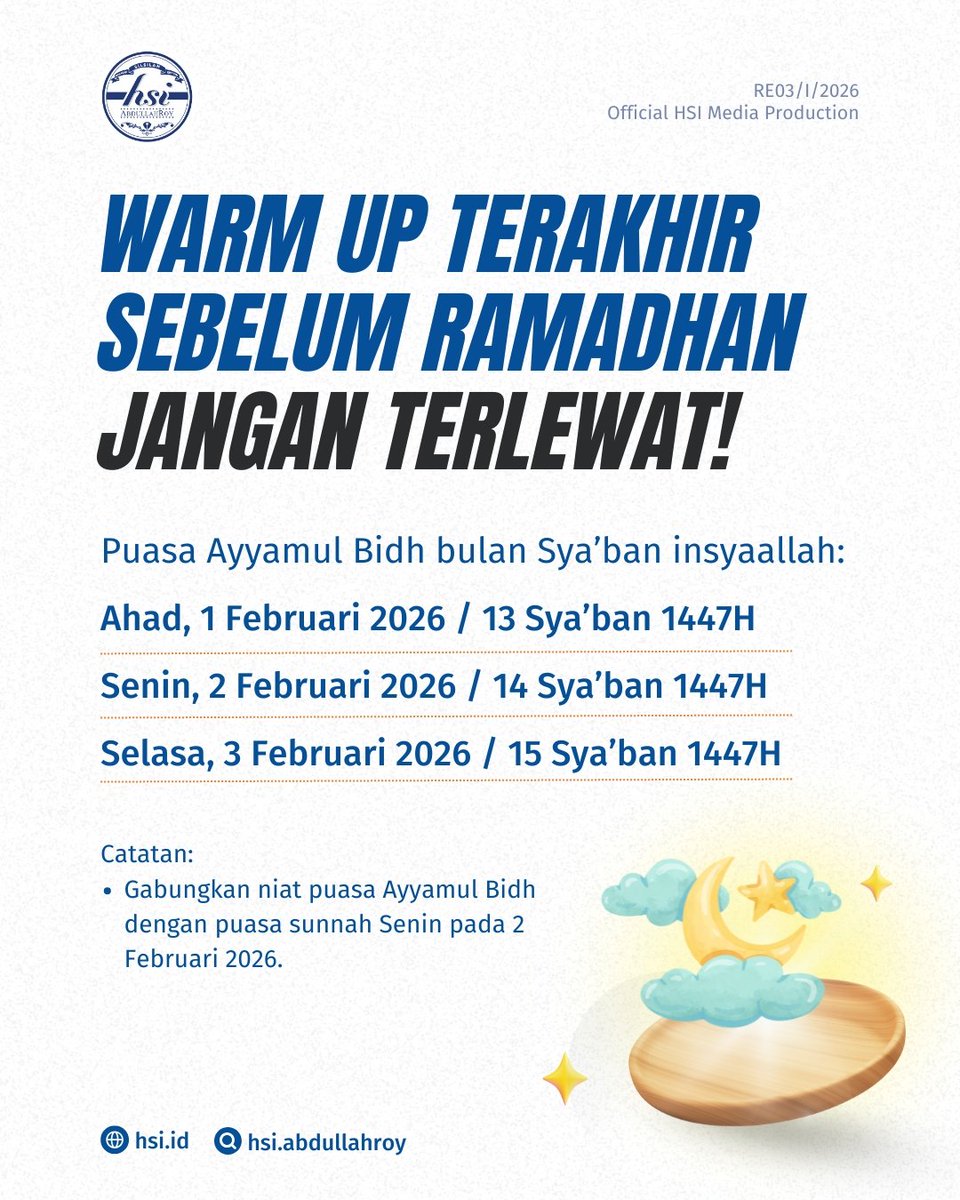 Sya'ban seringkali terlupakan. Padahal, di bulan inilah Nabi ﷺ memperbanyak puasa sunnah—waktu di mana amal diangkat kepada Allah ﷻ dan beliau ﷺ ingin amalnya diangkat saat sedang berpuasa.