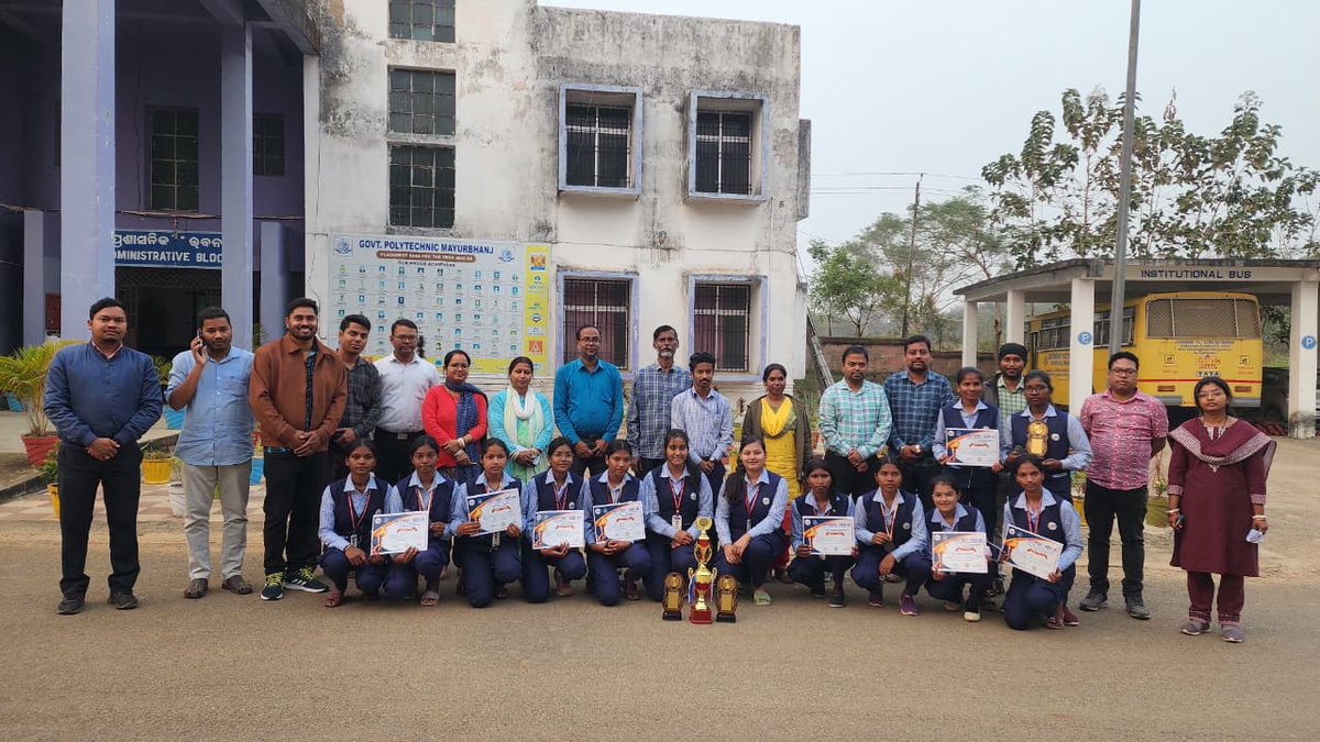 GP_Mayurbhanj's tweet photo. Govt. polytechnic Mayurbhanj students participated in Regional Polyfest (Region-2) hosted by GP Balasore on 28th &amp; 29th January 2029 and winners are selected for participation in state level Polyfest. Congratulations to all the winners and Best wishes for all the participants. https://t.co/jDZPogECB3