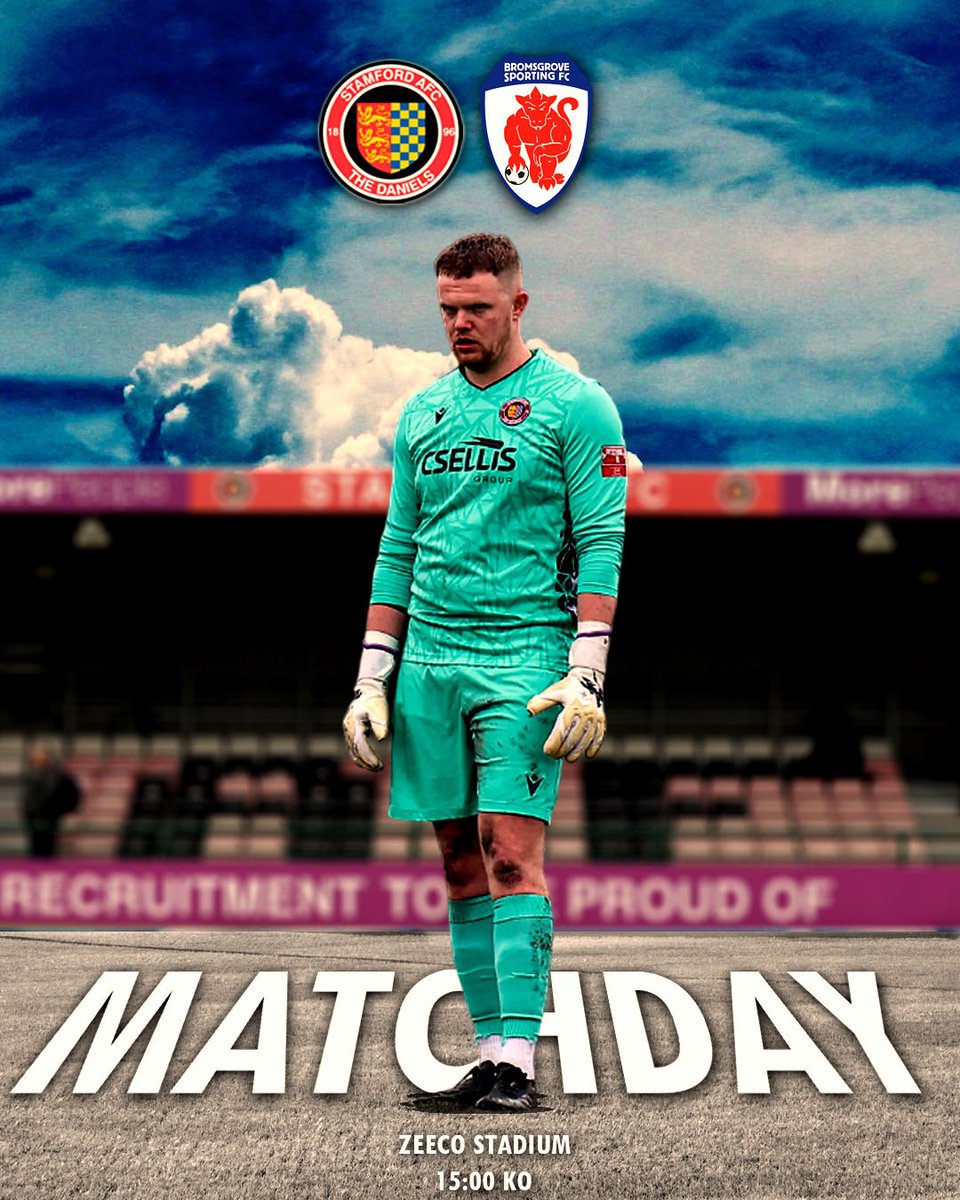 𝐌𝐀𝐓𝐂𝐇𝐃𝐀𝐘🚨

It's Matchday today at the Zeeco and it's Game On!

Bromsgrove Sporting are in town for another near relegation clash, where the Dannies try to make it 4 wins on the bounce.

You know where to be - The Zeeco - 3PM KO;

#BackTheDannies