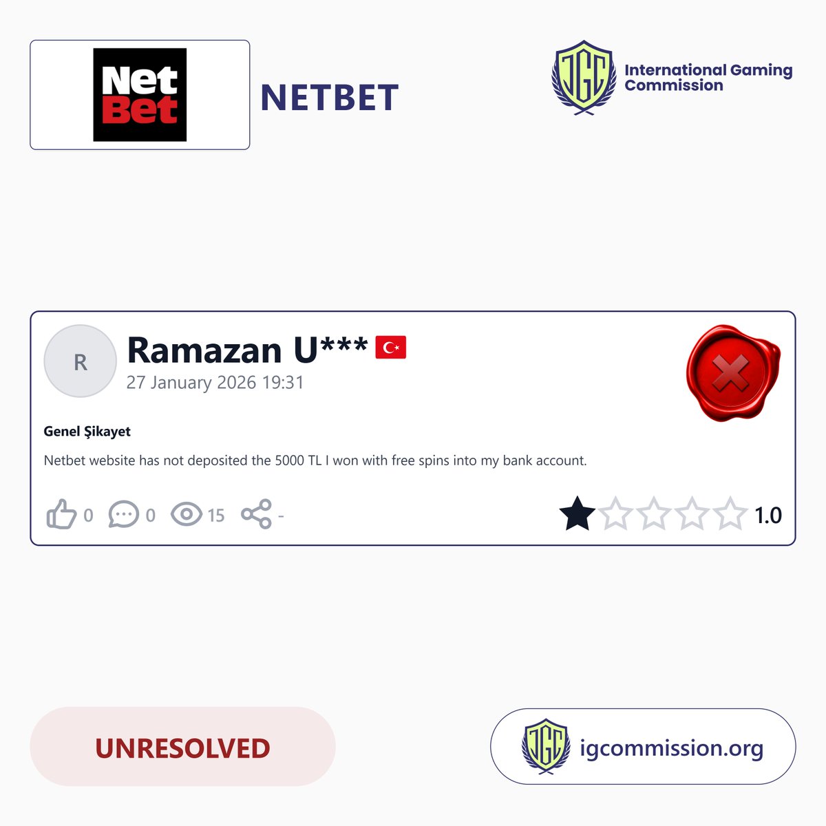 IG Commission tweet media