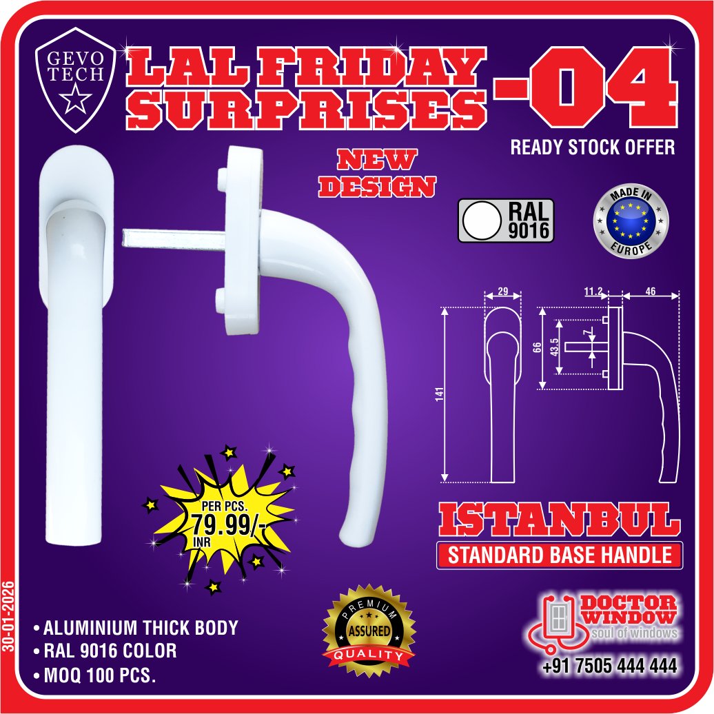 DOCTORWINDOW_IN's tweet image. GEVO TECH LOTUS JUMBO SLIDING TIKTOK HANDLE
GEVO TECH ISTANBUL STANDARD BASE HANDLE
GEVO TECH YOKAHAMA NARROW BASE HANDLE
GEVO TECH MIAMI TOUCHLOCK STRIKER GI

#handle #premiumhandle #touchlock #doctorwindow #soulofwindows #hardware #besthardware #hardwareaccessories #window