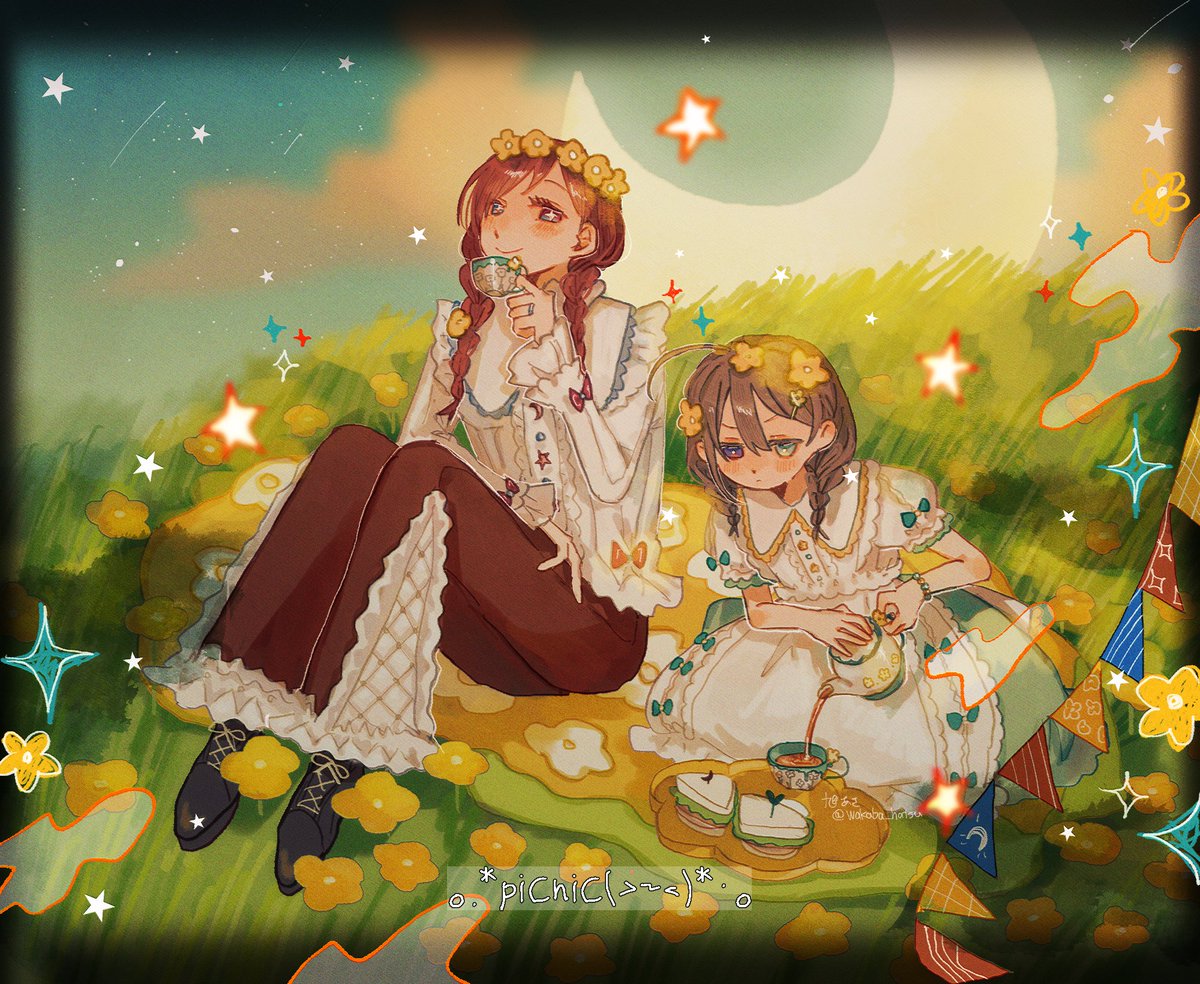 wakaba_hatsu's tweet photo. 今月もありがとうございました！来月はいっぱい描きたいです🌙
#今月描いた絵を晒そう https://t.co/0zLtcJnFIi