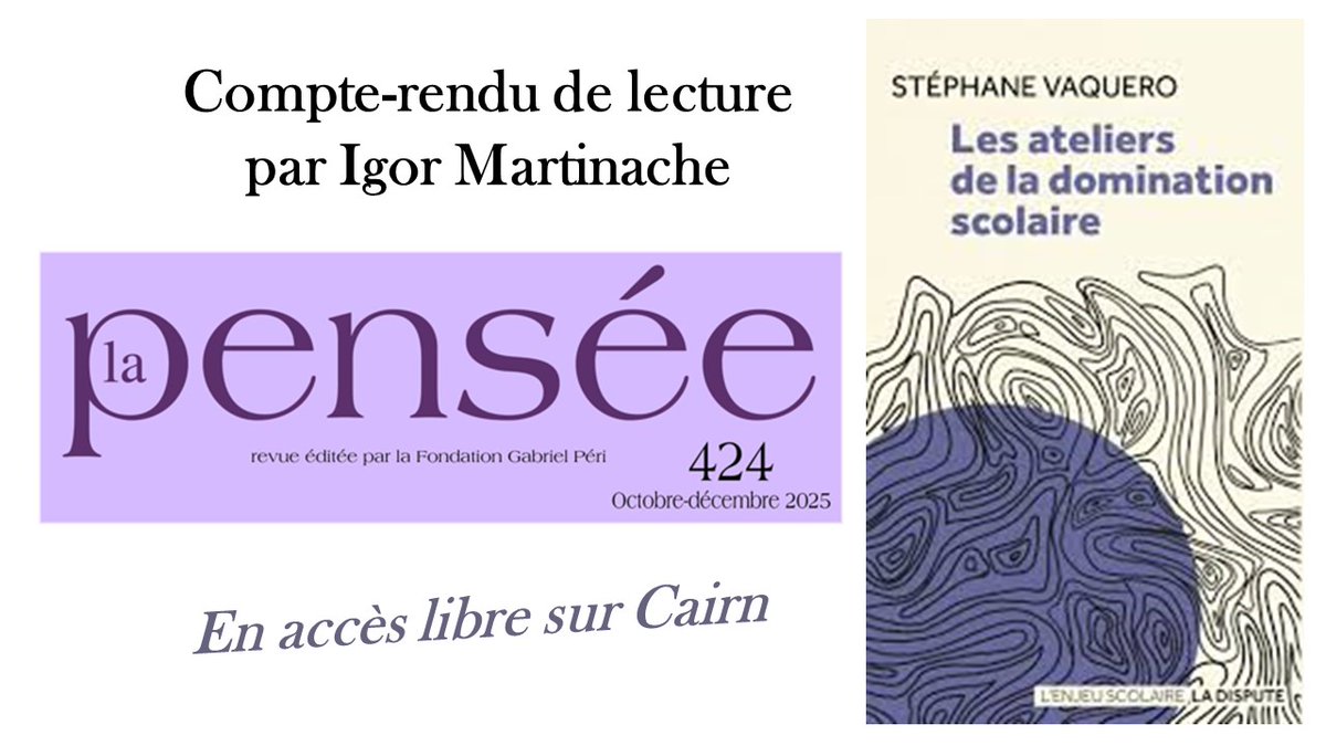 Revue La Pensée tweet media