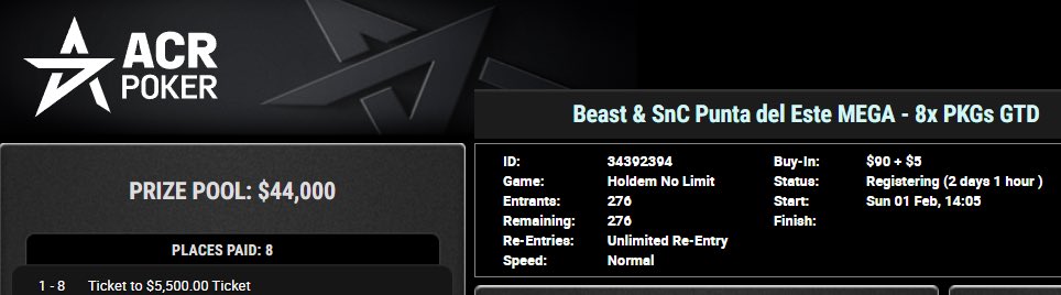 $95 ACR Ticket  🎟️ Giveaway

✅ Repost 
✅ Comment your ACR name