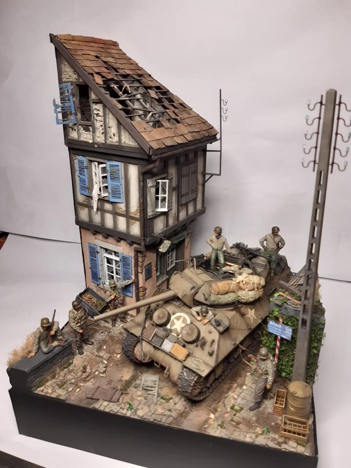Lutra_Gaming's tweet image. "M10 entering Saint Lo"
Credit - @GiovanniLombardo
#hobbies  #diorama #ww2 #usArmy #m10 #history